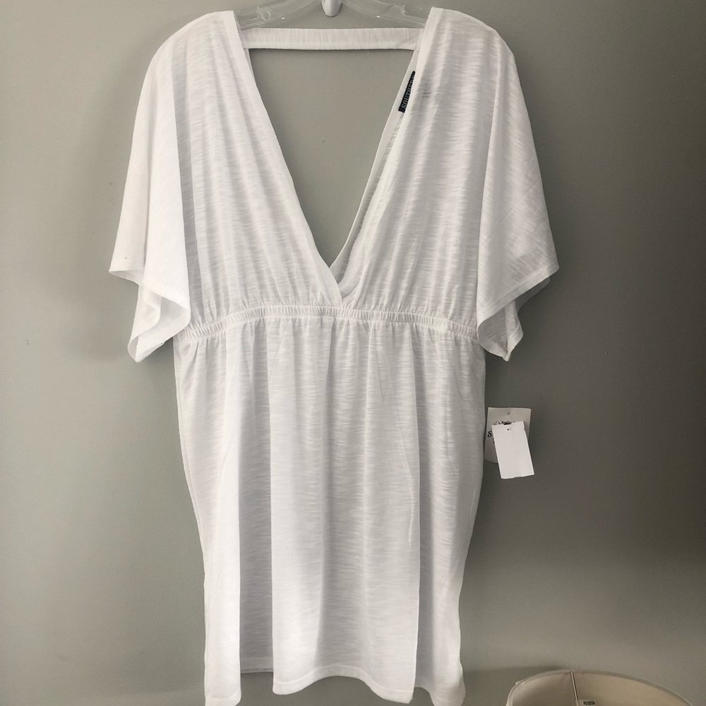NWT Southern Breeze White Swimsuit Cover -XL